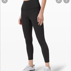 Lululemon black leggings size 8